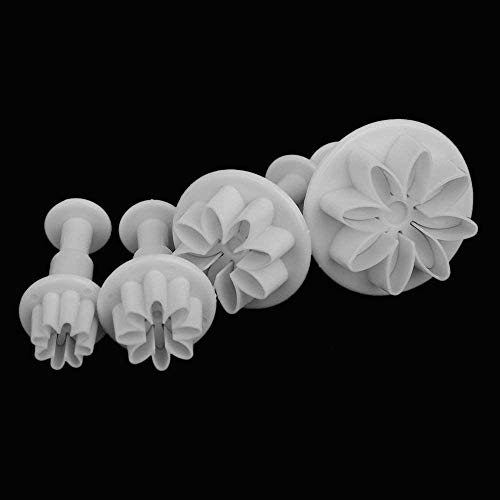 Image of First Try 33 Piece Fondant Cake Cookie Plunger Cutter Sugarcraft Flower Leaf Butterfly Heart Shape Decorating Mold DIY Tools