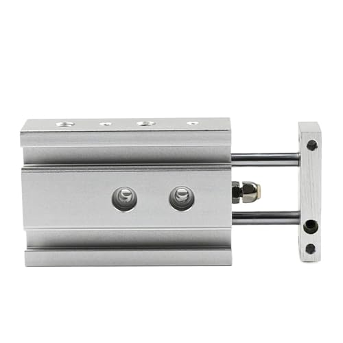 Cilindro neumático CXSM15-100 de doble eje y vástago doble en acero inoxidable 6