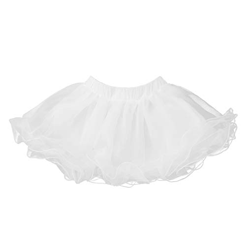 YiZYiF Little Girls Wedding Flower Girl Bouffant Half Slip Skirt 3 Layers Tutu Ruffles Crinoline Petticoat3