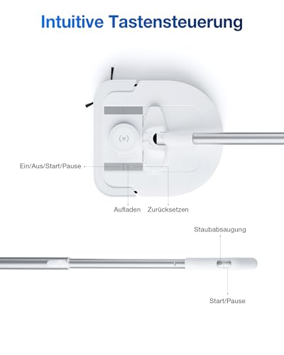 ECOVACS DEEBOT X5 HYBRID 2-in-1 Saugroboter und Handstaubsauger mit automatischer Absaugung, ZeroTangle 2.0, TrueDetect, App Steuerung, überlegene Mobilität für mühelose Reinigung, TrueMapping 2.0
