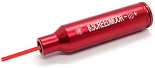 6.5 Creedmoor Red Laser Bore Sight, Newly Design Boresighter, Anodized Red Aluminum Casing, Free Battery Included (New Version) - MYMY