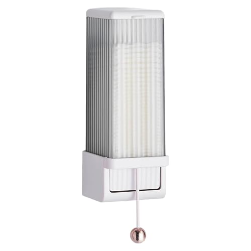 Soporte para bastoncillos de algodón – Organizador de cosméticos de algodón | Organización de almacenamiento de contenedores de baño | Dispensador de tarros Qtip para tocador, botes de baño de bolas