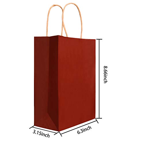 Livder 24 Pieces Red Green Christmas Paper Bags (8.66 X 6.3 X 3.15 Inches) #TOP2
