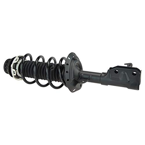 Image of TRQ Front Driver and Passenger Side Strut and Spring Assembly Set | For 09-14 Honda Fit
