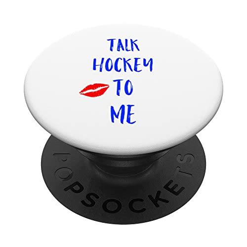 Cool Talk Hockey To Me- Ropa de hockey sexy Grandes fans PopSockets PopGrip Intercambiable