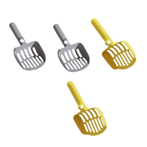 ibasenice 4pcs Cat Litter Scoop Color Post Hand Accessories Poop Scooper Cat Litter for Cat Litter Litter Shovel Accessory Cat Poop Scoop Shape Scoopers Paw Large Sanitary Indoor