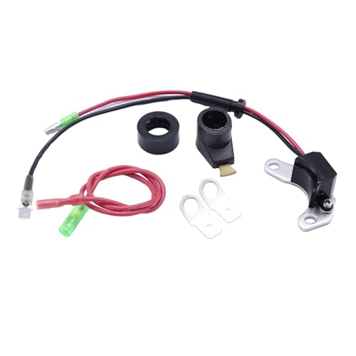 Compatible for 25D + DM2 High-Performance Electronic Ignition Points Conversion Kit Car Modification Accessories Replacement Coil Tune-up Restoration Abs Electronic Points Fit for Car