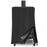 SHINESTAR SS73550 Grill Cover for Pit Boss PBV5P1 Pellet Smoker, Heavy Duty and Waterproof Grill Cover Fits for Pit Boss Model Series 4 PBV4PS1 Smoker with Zipper