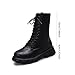 walking boots womens Combat Boots for Women,Lace Up Combat Ankle Boots Fashion Low Chunky Heel Lug Sole Fall Heeled Booties Shoes with Non Slip Sole Fall Winter Spring