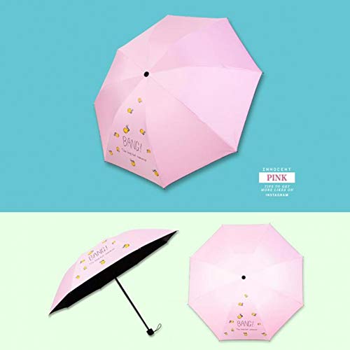 Preisvergleich Produktbild EFKKLM Taschenschirm Sunny Rain Frauen Sonnenschirm Mädchen Anti-Uv Wasserdichter Sonnenschutz Tragbare Reiseschirme