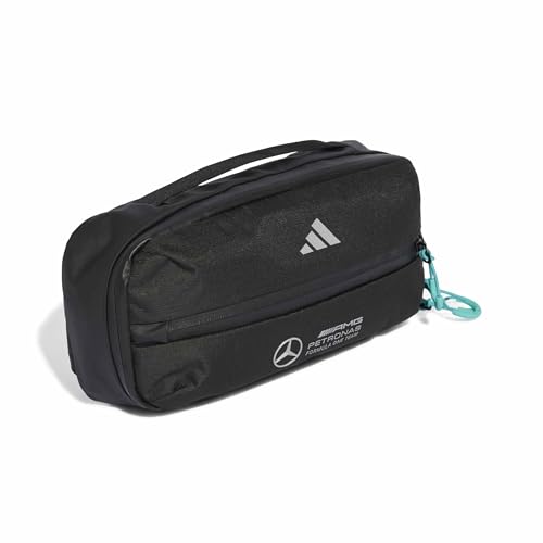 adidas Unisex Mercedes - AMG Petronas Formula ONE Team INTELLIGENT Packing System Slingback, Black/Reflective Silver/semi Mint Rush, One Size
