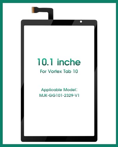 Vitre tactile Vortex Tab T10M écran de rechange pour tablette Vortex Tab 10 Pro noir 10,1"