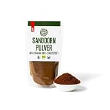 PAKKA - Bio Fair Trade Sanddorn Beeren Pulver, Sanddornbeeren, Sanddornpulver, sonnengetrocknet, ungeölt, aus Wildsammlung, mit Kernen, direkt von Kleinbauern aus Samarkand in Usbekistan, vegan 125g