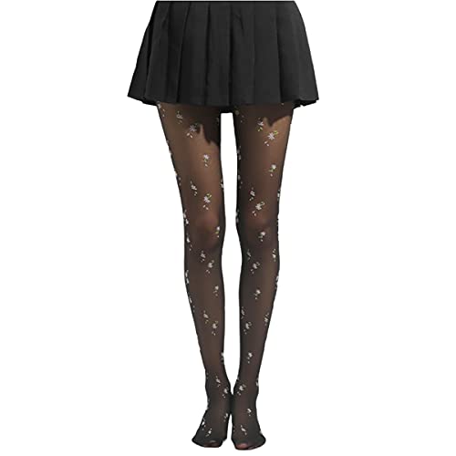 Image of Sahabowi Women Tights, Female Sheer High Waist Pantyhose, Vintage Control Top Stockings