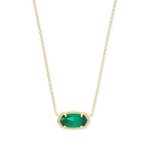 Kendra Scott Elisa Pendant Necklace for Women, Fashion Jewelry, 14k Gold-Plated
