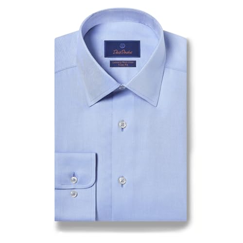 Men's Trim Fit 100% Cotton Non-Iron Dress Shirt