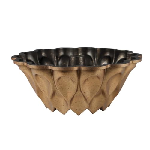 serenk Fun Cooking Damla Gugelhupfform Alu-Druckguss Ø 26 cm Gold PTFE