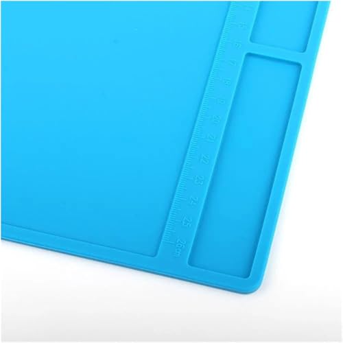 Image of Sky-welding work mats S-110 Multifunctional Mobile Phone Repair Workbench Insulation Pad Hot Air Gun Soldering Station Thermal silicone Mat