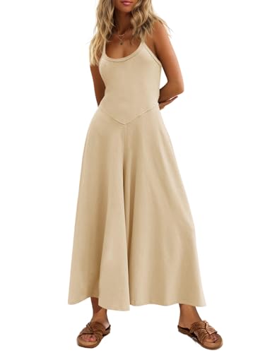 Overol casual suelto con pantalones largos y bolsillos prácticos