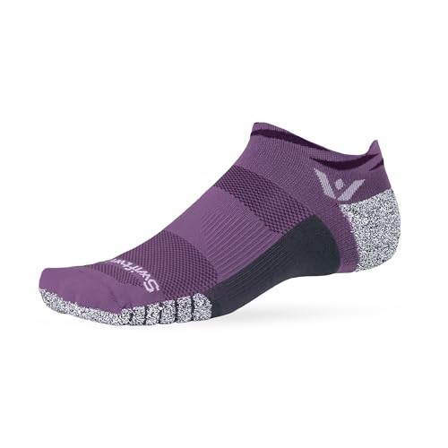 Image of Swiftwick Flite XT No Show Running Socks for Men & Women - Moisture Wicking Golf & Fitness Socks with Non Slip Support