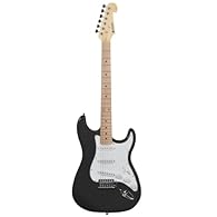 Vibrato bridge system (Whammy bar) Full solid gloss finish Traditional body styling 3 single coil pickups