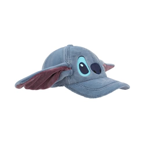 Disney Stitch Big Face Adult Unisex Blue Adjustable Hat4