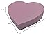 Empty Heart Shaped Gift Box Strawberry Packaging (Pink)