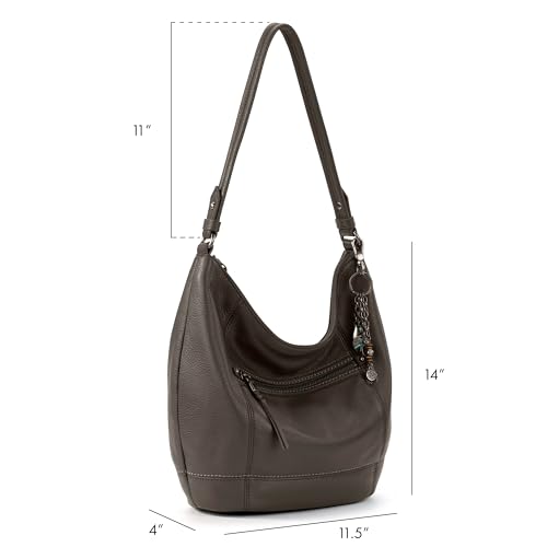 Image of The Sak Sequoia Hobo Bag - Premium Large Leather Women's Handbag for Everyday & Travel - Durable Purse With Zipper Pocket