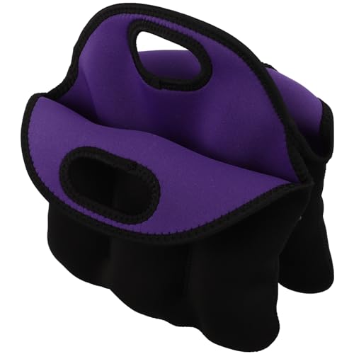 ABOOFAN Bolsa De Mano Para Enfriador De Cerveza Portador De 6 Botellas De Vino Enfriador De Lata De Cerveza De Neopreno Extra Grueso Portador De Bebidas Botellas De Bebida Aisladas