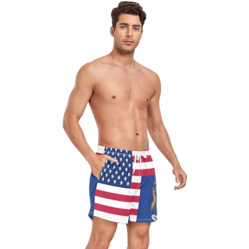 Short de bain léger homme S Yuiboo évacuation humidité surf - 6
