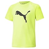 PUMA Jungen Active Sports Cat Poly Tee B T-Shirt, Limettenpresse, 140
