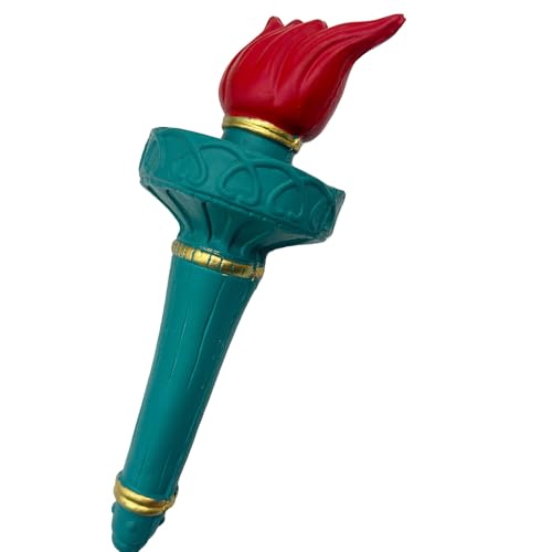 OSNIYAW Statue of Liberties Crowns and Torch Set for Womens Teens Halloween Costumes Cosplay Props Patriotic Party Accessories (1 Dark Green 1)