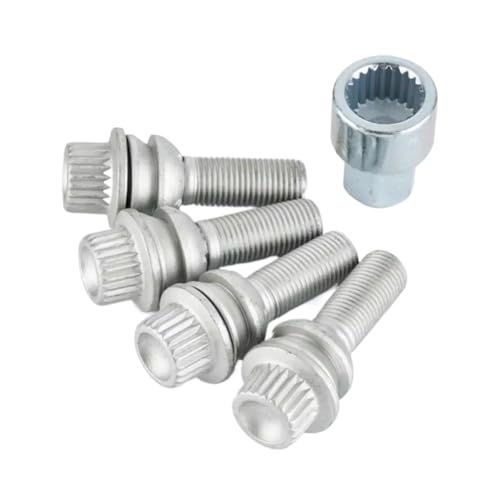 Tornillos pernos para ruedas M14x1,5 hexagonales 19 mm compatibles con Cayenne y Panamera