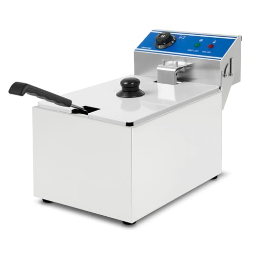 Friteuse de table électrique professionnelle 16 litres double