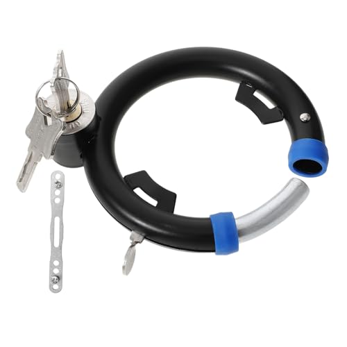 GOOHOCHY High Strength Material Bike Lock Keyed u Lock for Mountain Bikes Electric Scooters Theft Deterrent