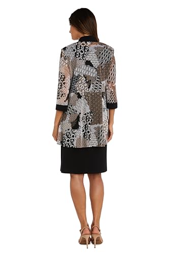 Image of R&M Richards Women's Noir Elegance Formal Dress Set