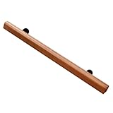 3FT Wooden Stair Handrail,Staircase Indoor Outdoor Handrail,Wall Mounted Barrier Free Stair Handrail for Corridor,Attic,Deck,Kindergarten Guardrail