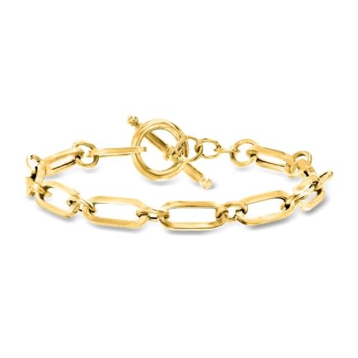 Ross-Simons Toggle Paperclip Link Bracelet