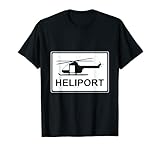 heliport helikopter pilot T-Shirt