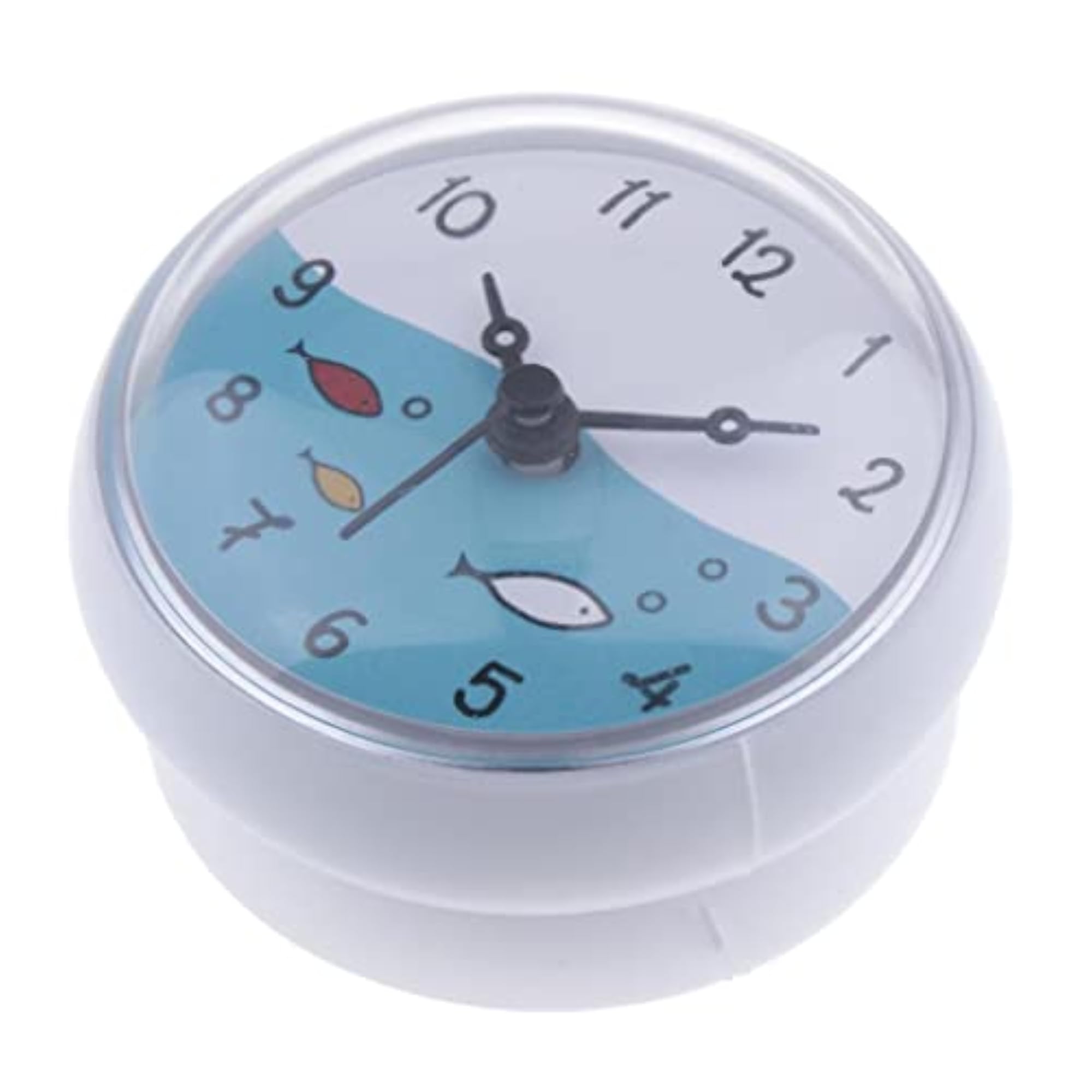 Bathroom Wall Suction Clock, Waterproof Time Display