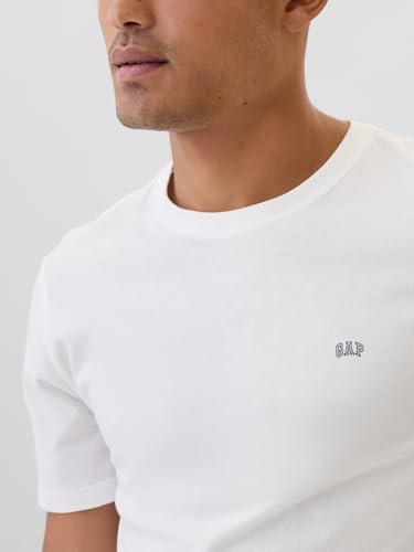 Image of Gap Men's Everyday Soft Micro Logo Crewneck T-Shirt