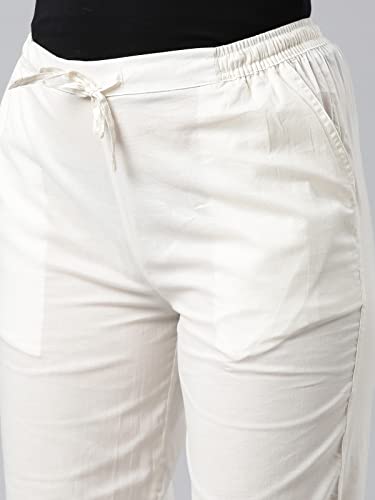 Image of GO COLORS Women Mid Rise Cotton Dhoti Pant