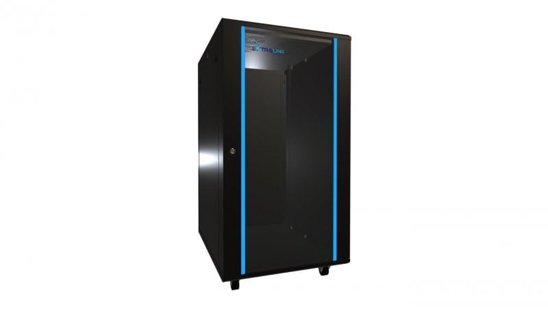 EXTRALINK Armadio di rete a parete telaio autoassemblante Pareti laterali rimovibili per switch UPS Server apparecchiature di rete Nero