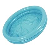 TOYZFRIENDY Aufblasbarer Kinderpool PVC Weichboden Spielpool Schwimmbecken Planschbecken Rund für Garten Innen und Außen Wasserspaß