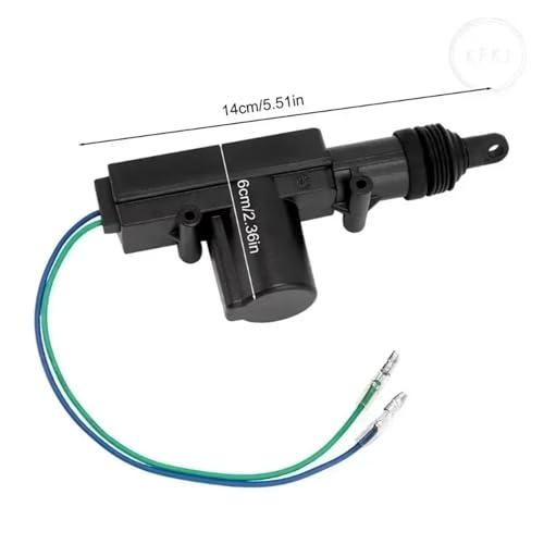 Actuador de cierre centralizado universal de 12V con 2 cables para coche (3 piezas) 4