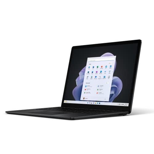 Microsoft Surface Laptop 5-Ordenador portátil de 13,5' táctil accionado por Intel EVO, 12º generacion Intel Core i5-1235U, 8GB RAM, 512GB SSD con Intel Iris Xe Graphics y...