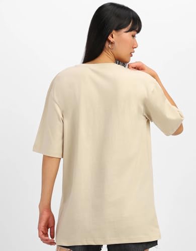 Image of JUNEBERRY 100% Pure Cotton, Pack of 2,Round Neck, Oversized Loose,Drop Shoulder,Graphic Printed, Half Sleeve T-Shirts for Women & Girls, in Different Colors, with Sizes Range from S to 2XL.