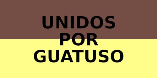 Drapeau large Coalición Unidos Por Guatuso Costa Rica grand format pour rassemblement