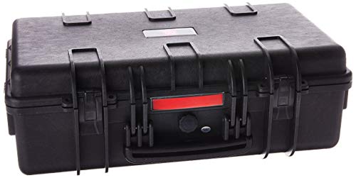 Monoprice Weatherproof Hard Case with Customizable Foam, 22" x 14" x 8" (Renewed)
