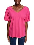 Camiseta de la marca Esprit Esprit 042ee1k331 Camiseta, 660/rosa Fucsia, L para Mujer